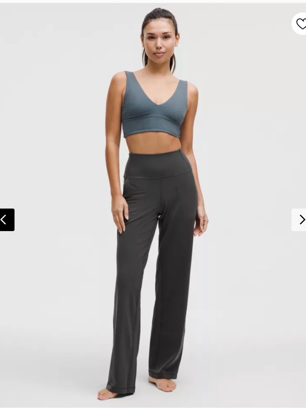 lululemon Align™ High-Rise Wide-Leg Pant **colour is navy blue, not dark grey!